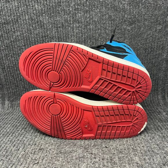 Nike Air Jordan 1 Retro High OG UNC To‎ Chi Black Red Blue Women’s 8 CD0461-046 - Picture 6 of 9